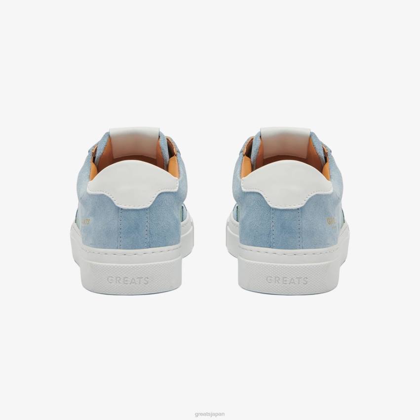 靴 ライトブルー GREATS ロワイヤル2.0 F40N123