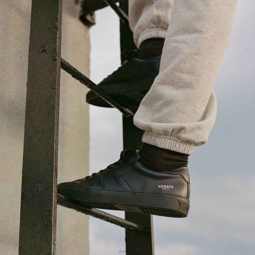 靴 トリプルブラック GREATS ロワイヤル2.0 F40N16