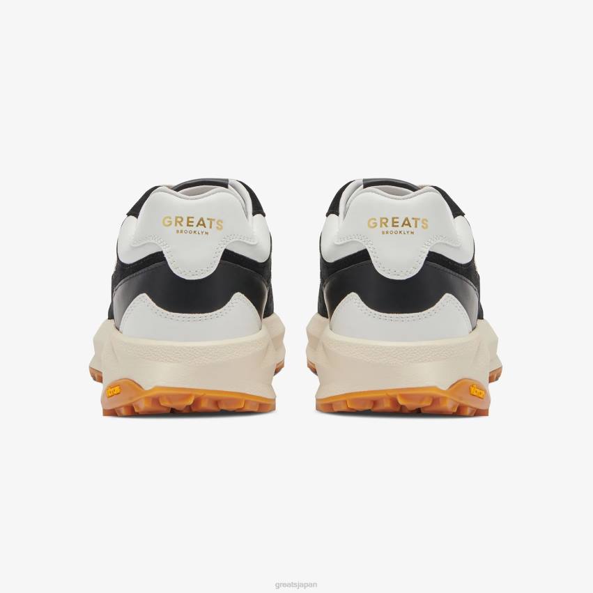 靴 黒、白 GREATS BRCランナー F40N132