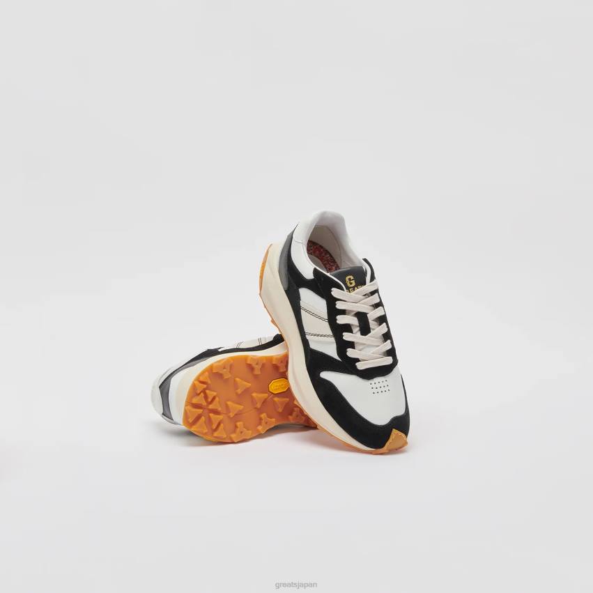 靴 黒、白 GREATS BRCランナー F40N132