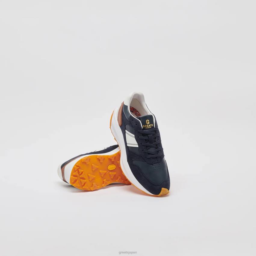 靴 海軍 GREATS BRCランナー F40N4