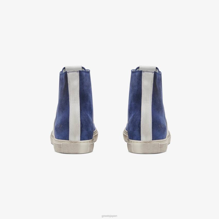 靴 海軍 GREATS 統治の高さ F40N110