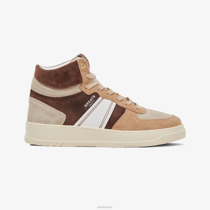 靴 茶色 GREATS 聖。ジェームズ・ハイ F40N114