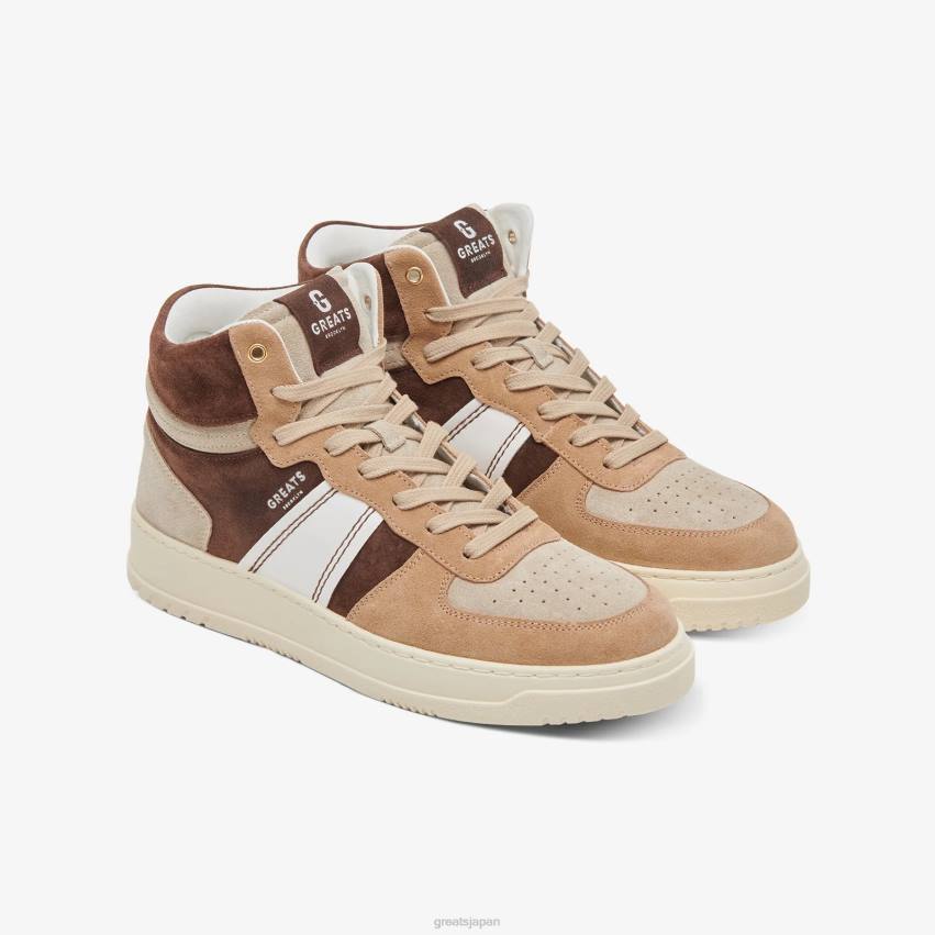 靴 茶色 GREATS 聖。ジェームズ・ハイ F40N114