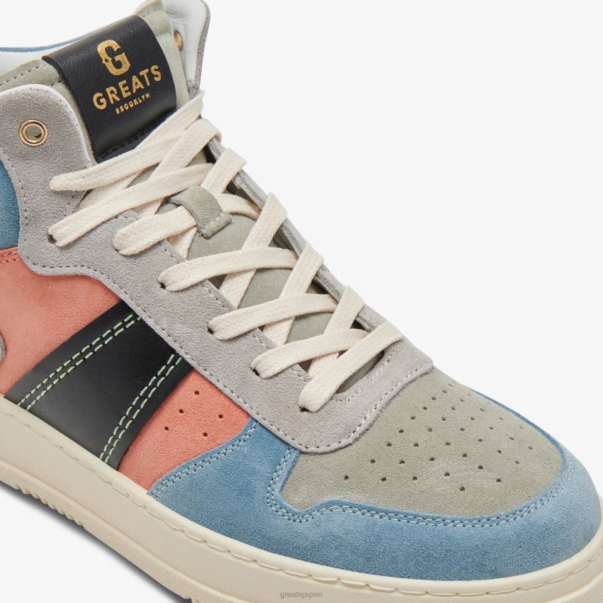 靴 ヴィンテージブルー GREATS 聖。ジェームズ・ミッド F40N117