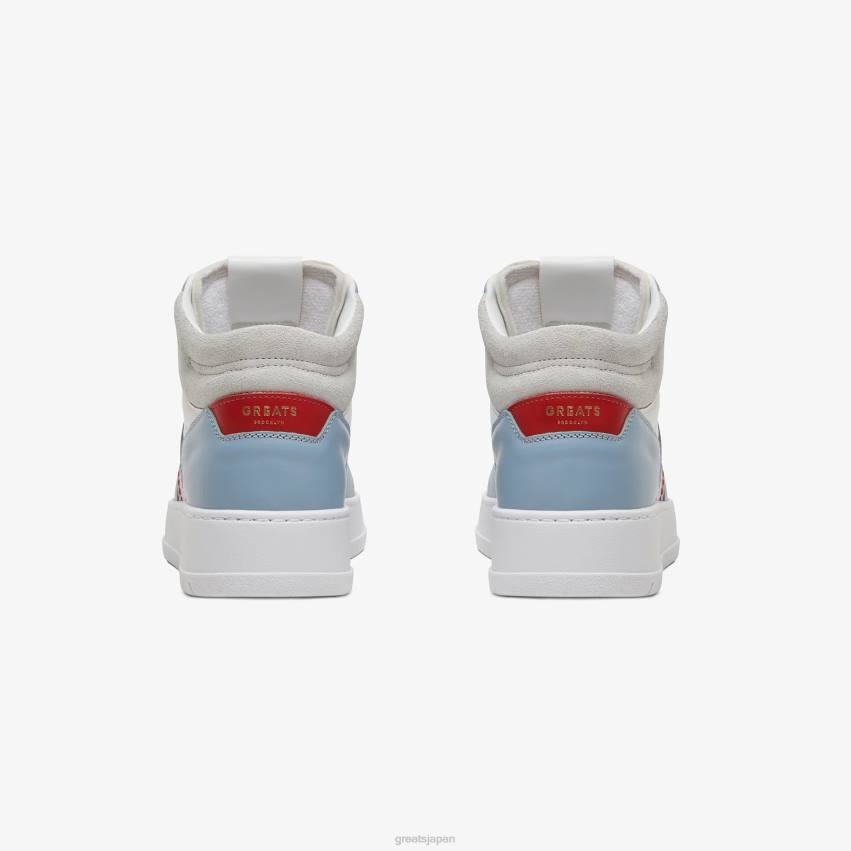 靴 白青 GREATS 聖。ジェームズ・ミッド F40N118