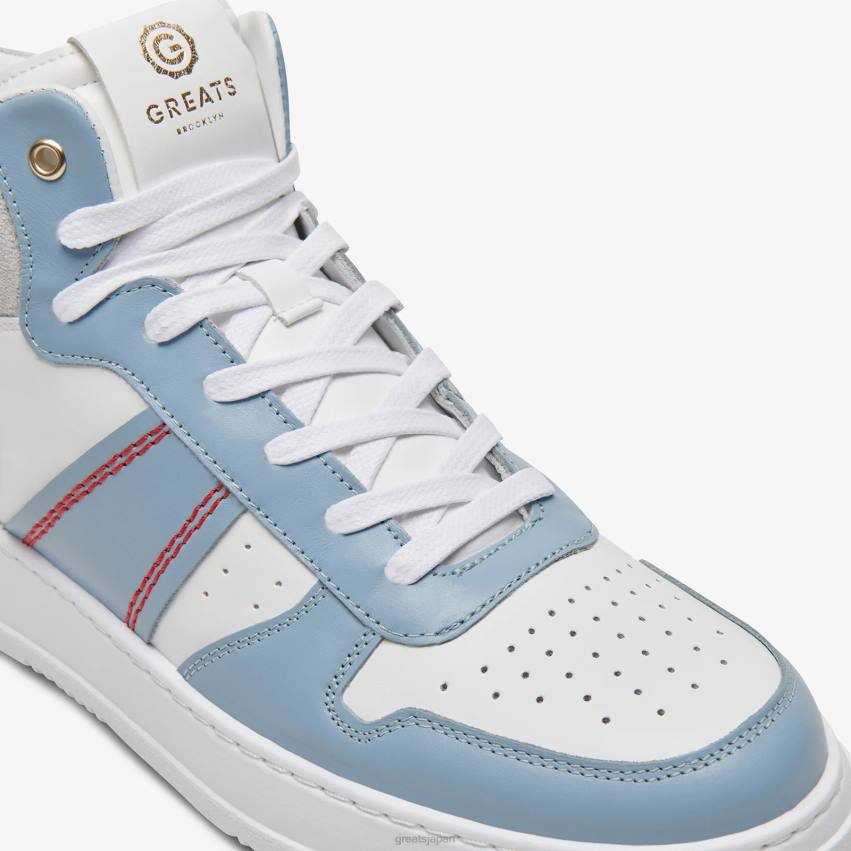 靴 白青 GREATS 聖。ジェームズ・ミッド F40N118