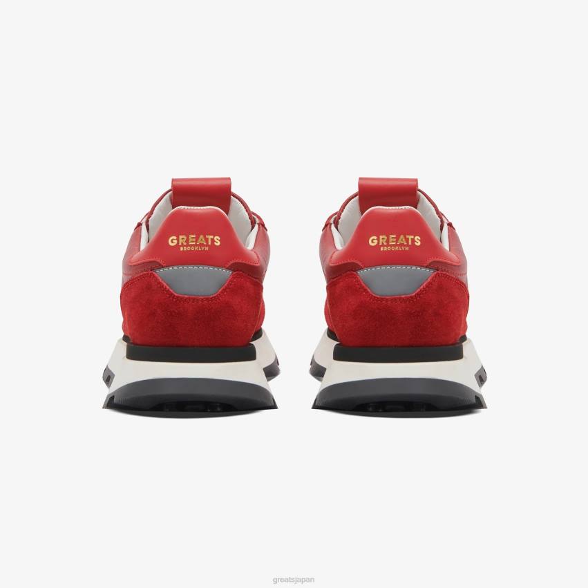 靴 赤 GREATS グリーンポイントランナー F40N137