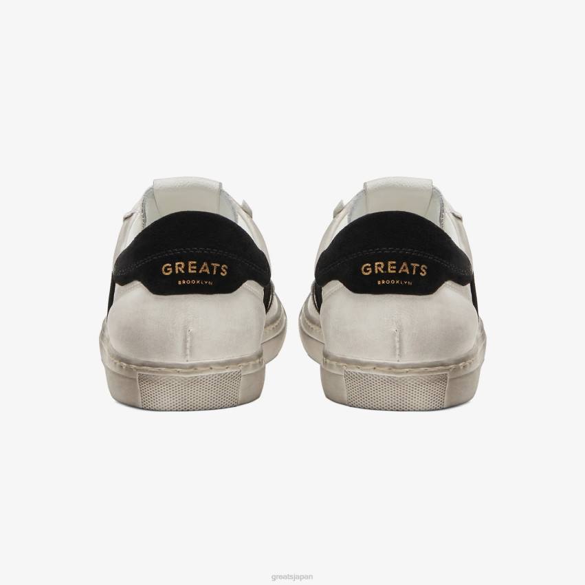 靴 白黒 GREATS チャーリーは苦しんだ F40N139