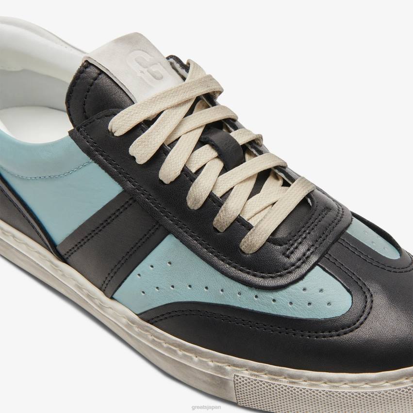 靴 ブルーマルチ GREATS チャーリーは苦しんだ F40N140