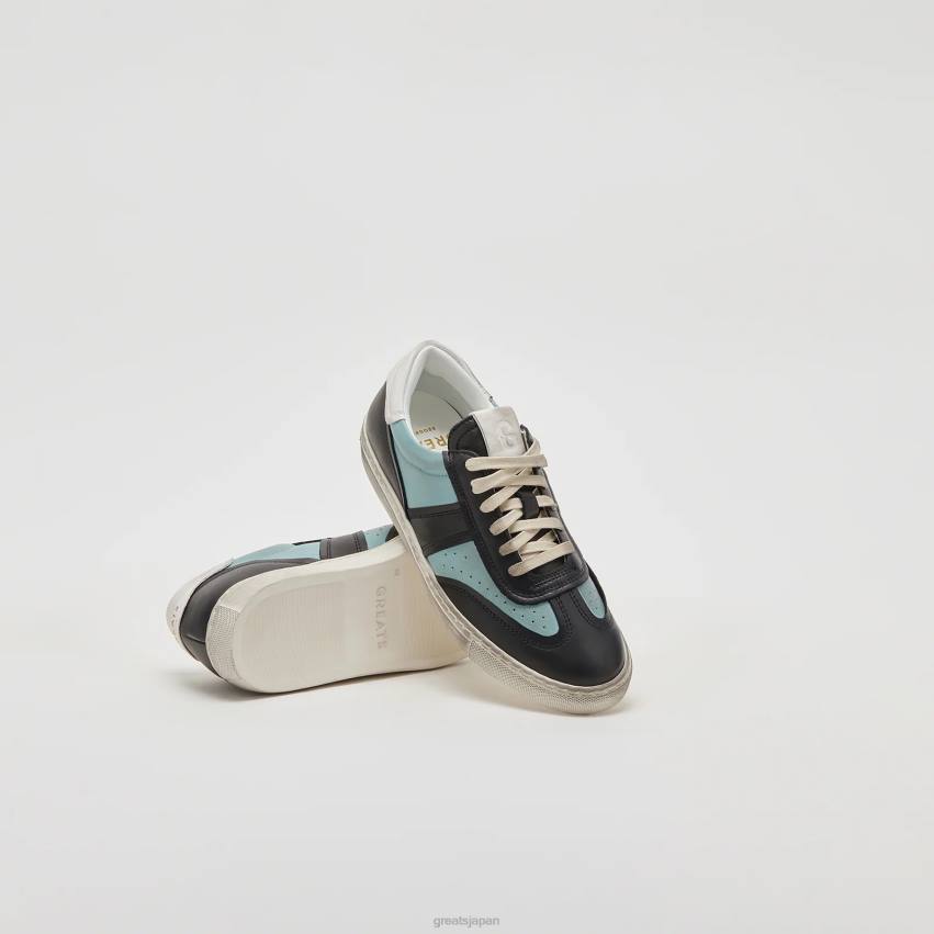 靴 ブルーマルチ GREATS チャーリーは苦しんだ F40N140