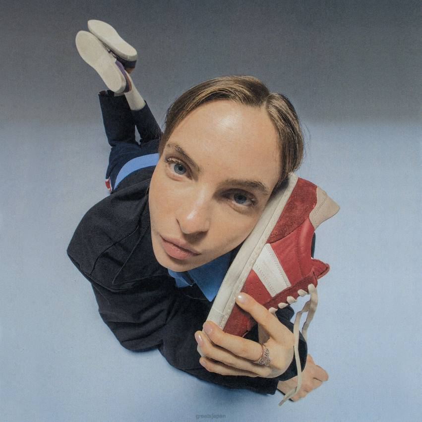 靴 赤 GREATS チャーリーは苦しんだ F40N143