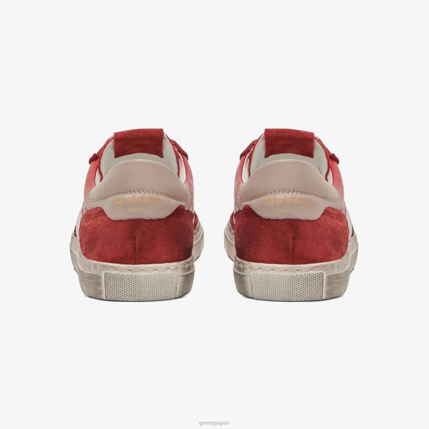 靴 赤 GREATS チャーリーは苦しんだ F40N143