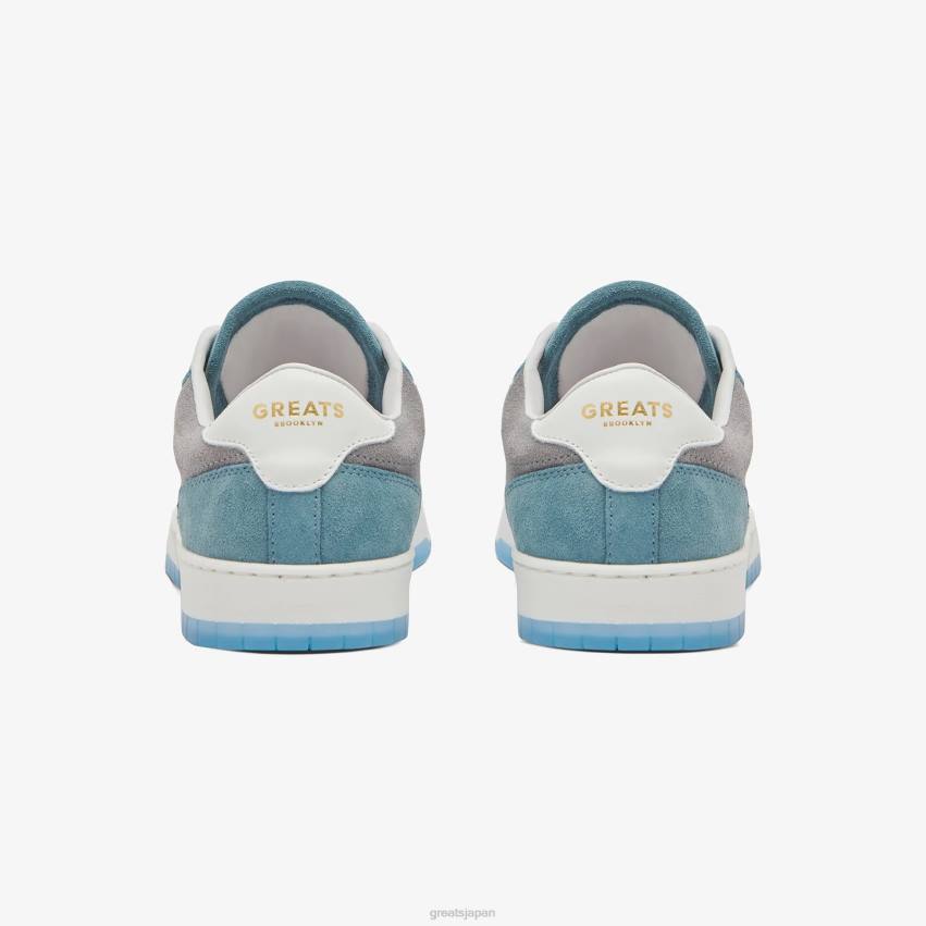 靴 ライトブルー GREATS ジムズコート F40N147