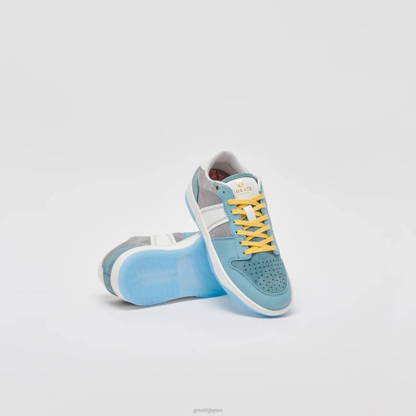 靴 ライトブルー GREATS ジムズコート F40N147
