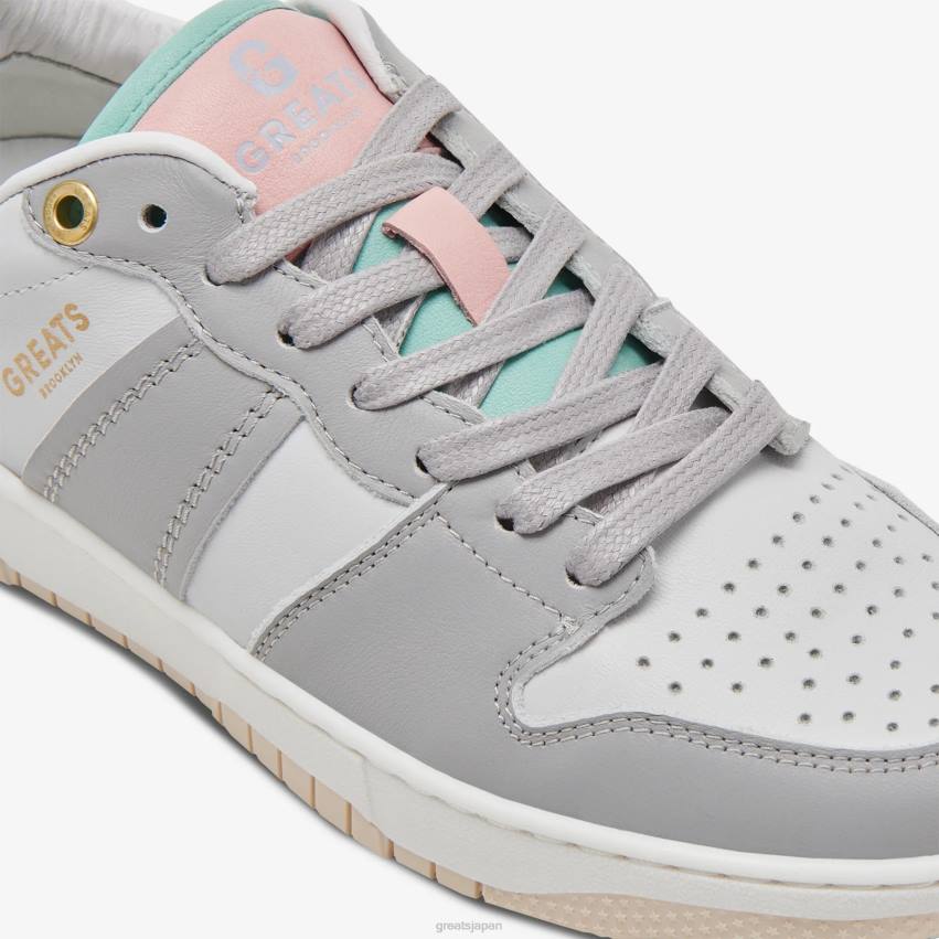 靴 ホワイトグレー GREATS ジムズコート F40N148