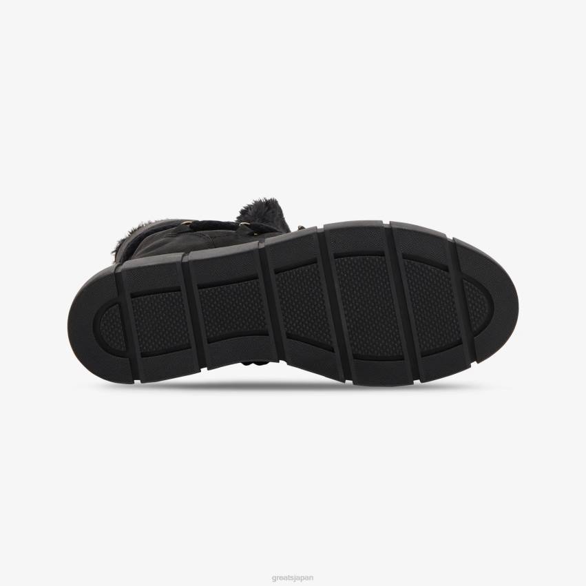 靴 トリプルブラック GREATS マディソンブーツ F40N159