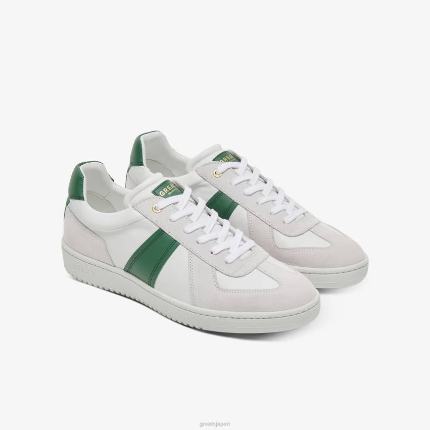 靴 ブランコグリーン GREATS ガットスニーカー F40N22