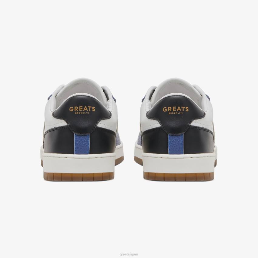 靴 ブルーマルチ GREATS ジムズコート F40N2