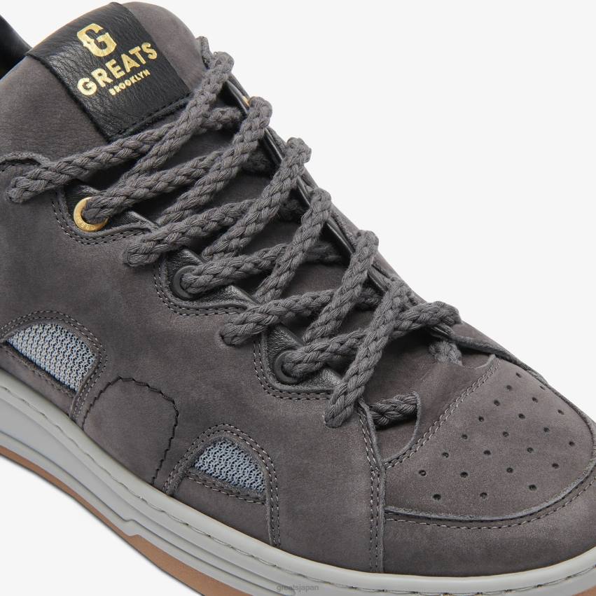 靴 木炭 GREATS クーパーロースケート F40N32