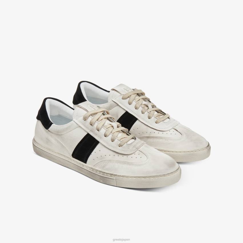 靴 白黒 GREATS チャーリーは苦しんだ F40N33