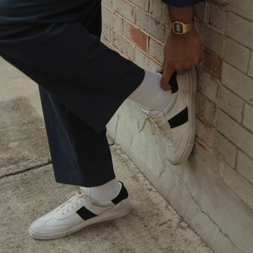 靴 白黒 GREATS チャーリーは苦しんだ F40N33