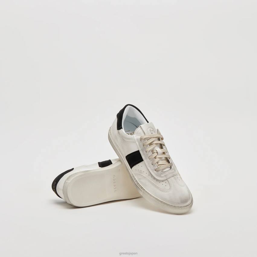 靴 白黒 GREATS チャーリーは苦しんだ F40N33