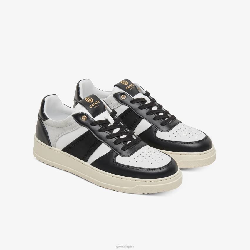 靴 白黒 GREATS 聖。ジェームズ・ロー F40N38