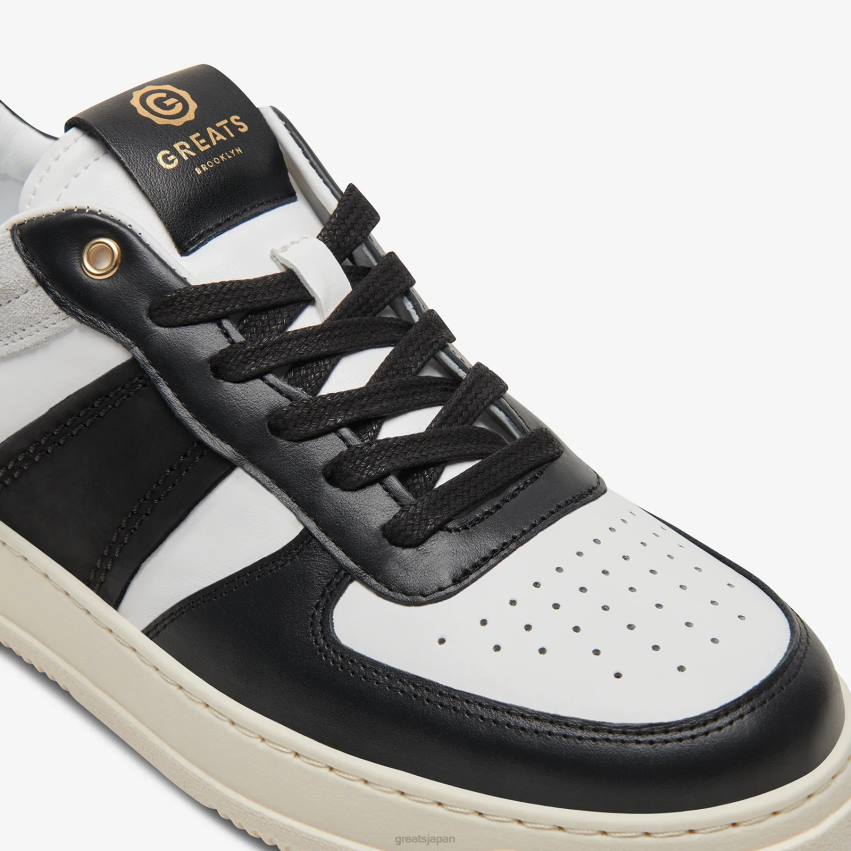靴 白黒 GREATS 聖。ジェームズ・ロー F40N38