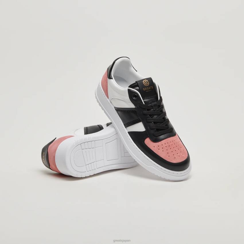 靴 ブラックピンク GREATS 聖。ジェームズ・ロー F40N39