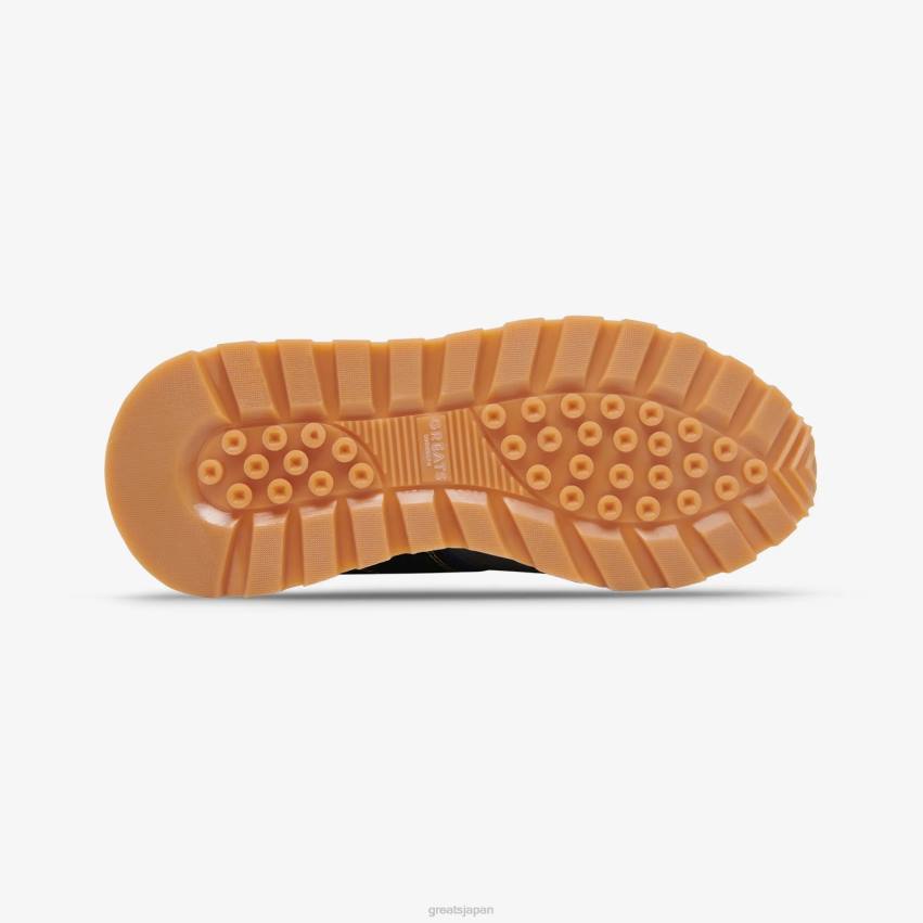 靴 ブルーマルチ GREATS グリーンポイントランナー F40N42