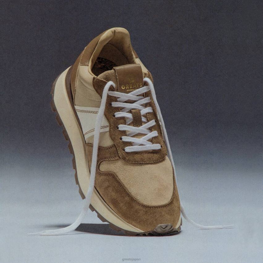 靴 モカ GREATS グリーンポイントランナー F40N43
