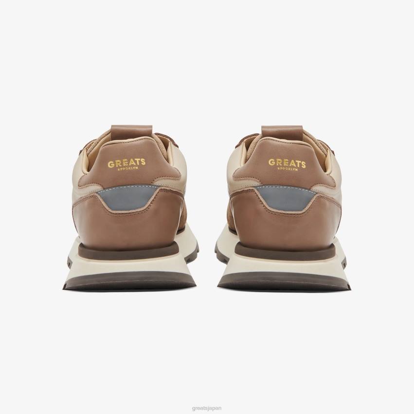 靴 モカ GREATS グリーンポイントランナー F40N43