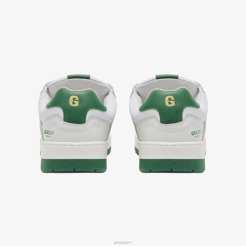 靴 ブランコグリーン GREATS クーパーロースケート F40N47