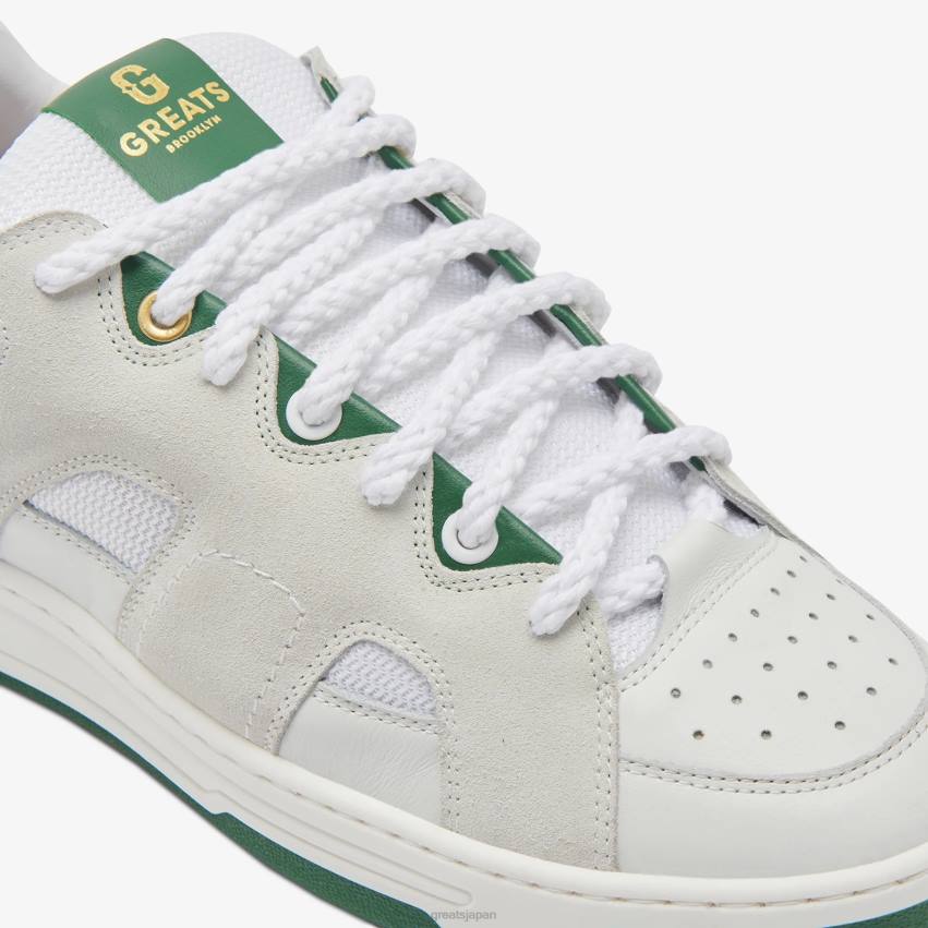 靴 ブランコグリーン GREATS クーパーロースケート F40N47