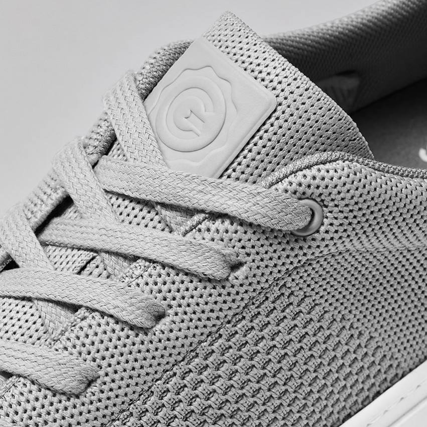 靴 グレーホワイト GREATS ロイヤルニット F40N51