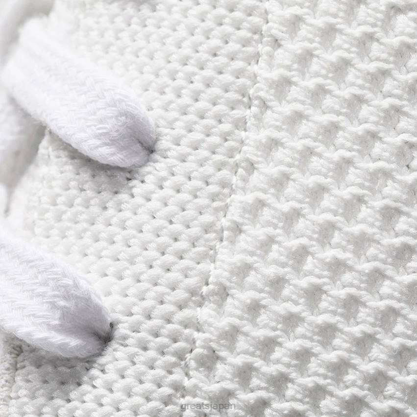 靴 ホワイトネイビー GREATS ロイヤルニット F40N53