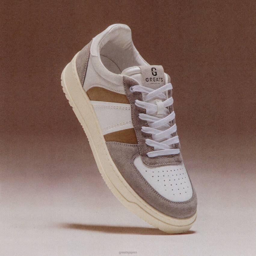 靴 ブラウングレー GREATS 聖。ジェームズ・ロー F40N56