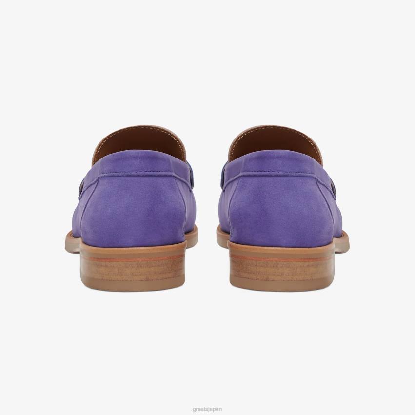 靴 ヴィンテージブルー GREATS エセックスのペニーローファー F40N67