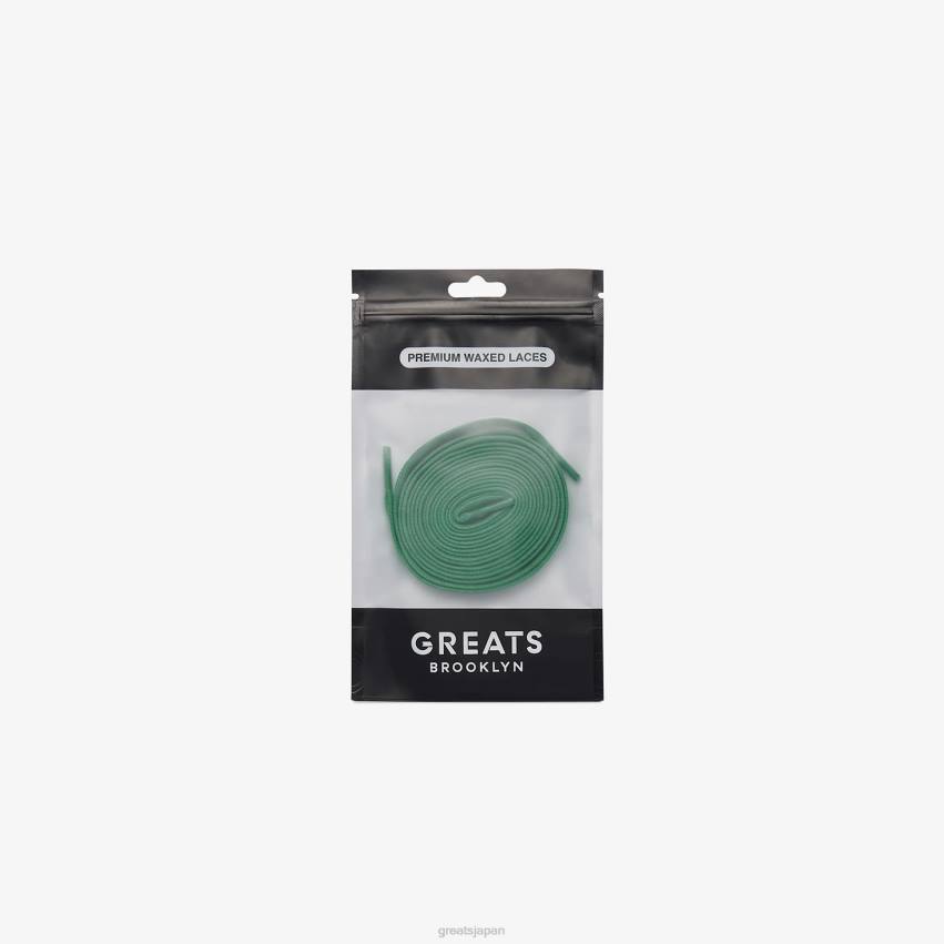 アクセサリー 緑 GREATS プレミアム靴ひも F40N89